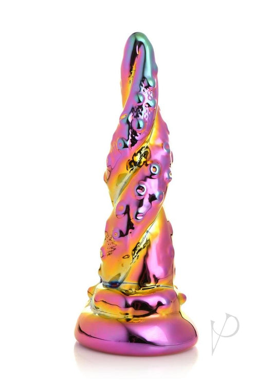 Creature Cocks Enchantress Rainbow Glass Dildo - Multicolor
