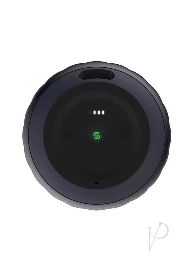 Svakom Sam Neo 2 Pro Silicone App Control Rechargeable Heating Masturbator - Navy Blue