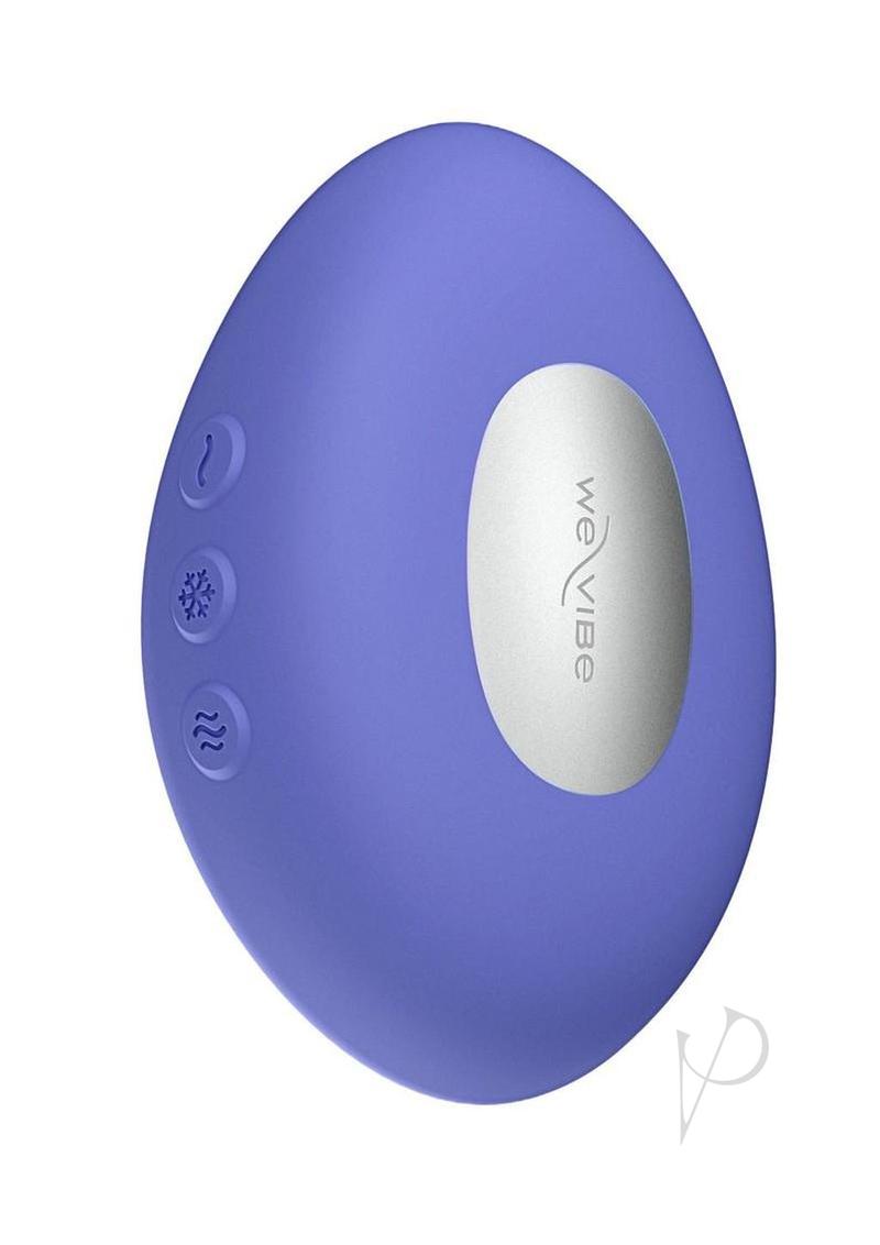 We-Vibe Temp Heating and Cooling Rechargeable Silicone Lay-on Vibrator - Lavender Blue
