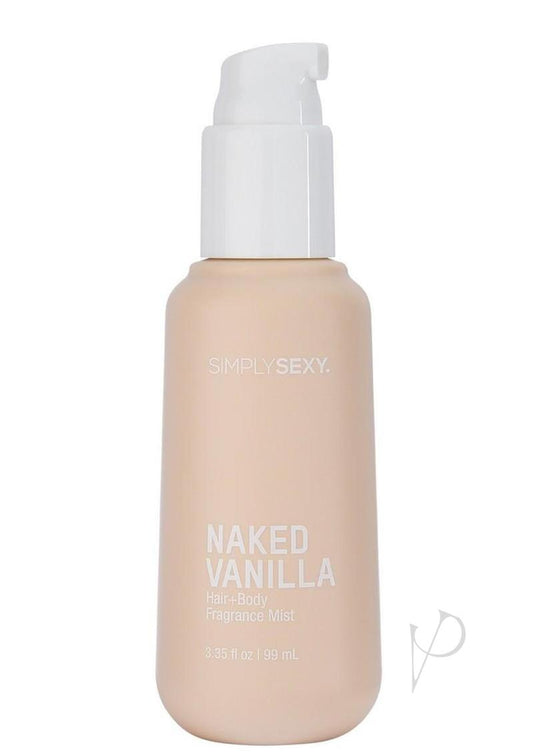 Simply Sexy Pheromone Hair + Body Mist Naked Vanilla 3.35oz