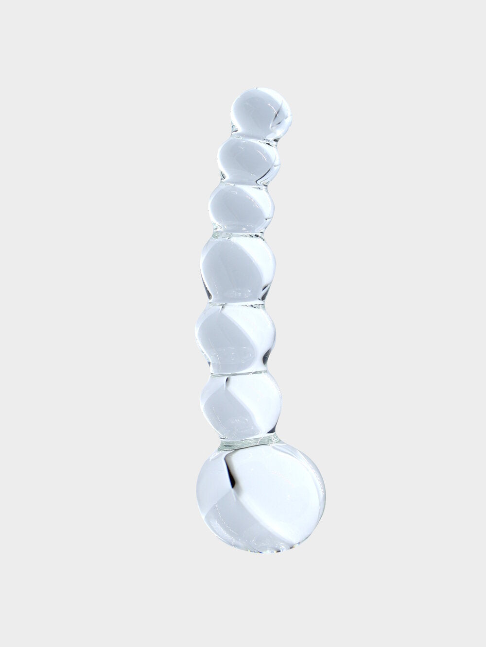 Glas Curved Beaded Dildo