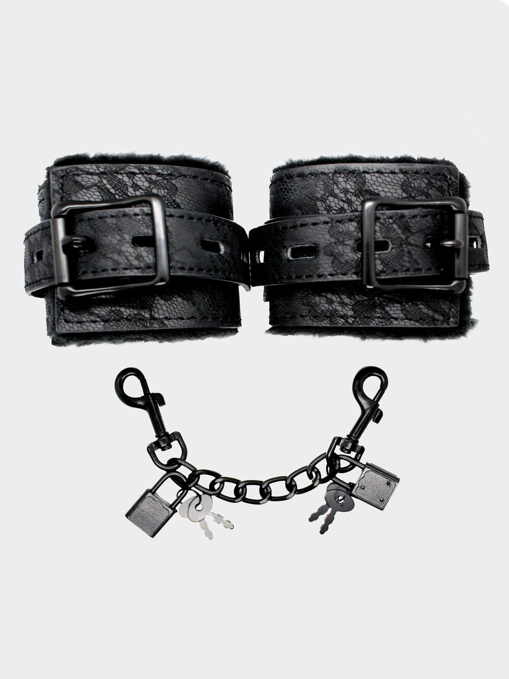 Sincerely Lace Fur Lined Handcuffs