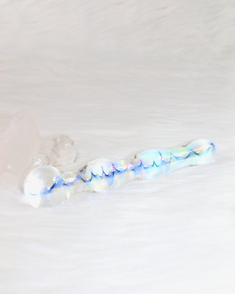 Icicles No.8 Beaded Glass Dildo