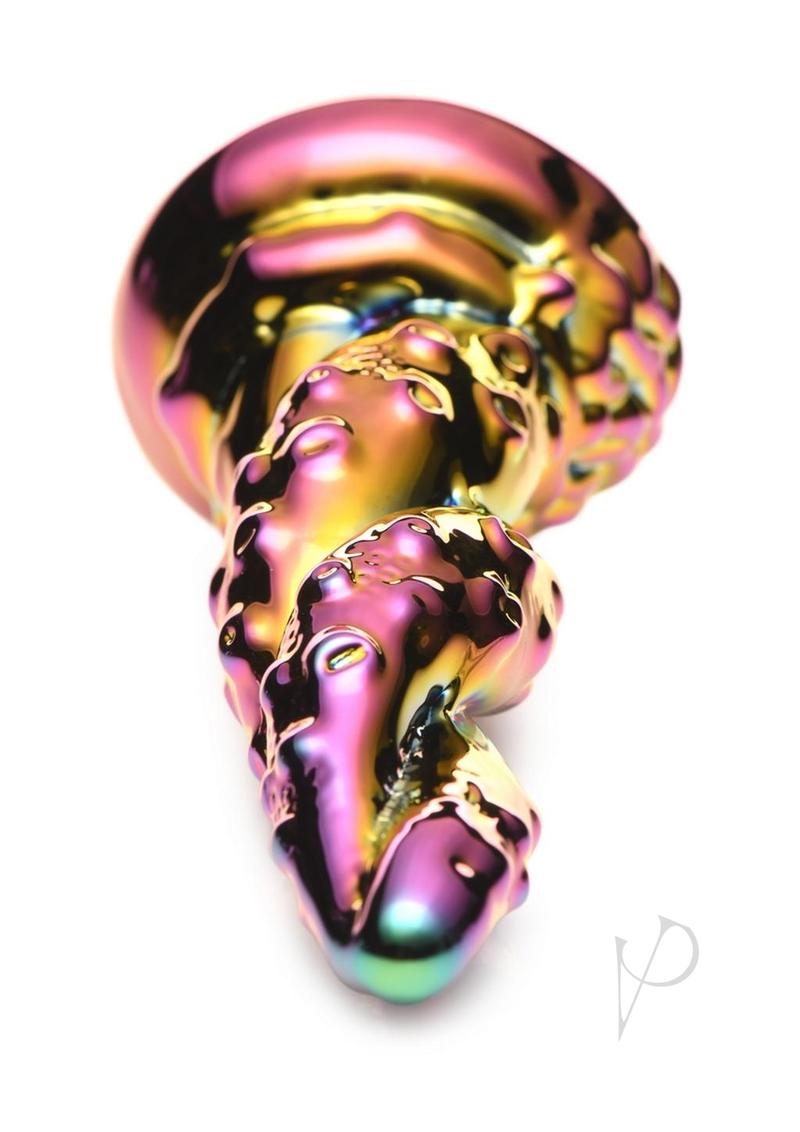 Creature Cocks Enchantress Rainbow Glass Dildo - Multicolor