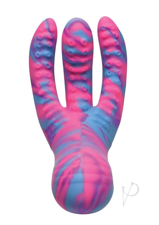 Creature Cocks Tenta-Come Come-Hither Tentacle Silicone Vibrator - Multicolor