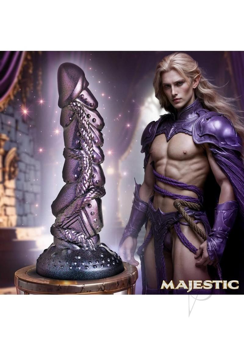 Creature Cocks Ilias Elf Silicone Dildo 8.5in - Silver