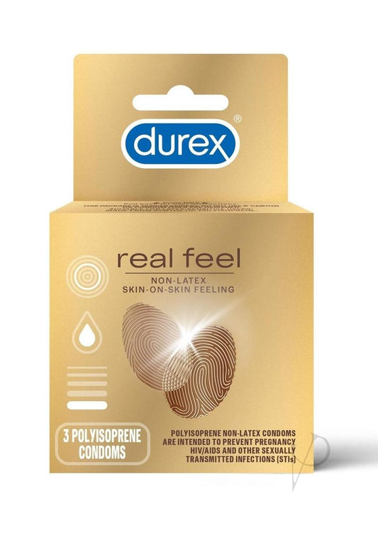 Durex Avanti Real Feel Non Latex Lubricated Condoms 3-Pack