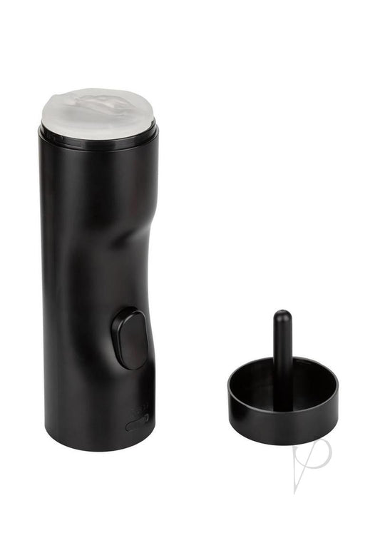 Bionic Thrusting Rechargeable Vagina Masturbator - Black