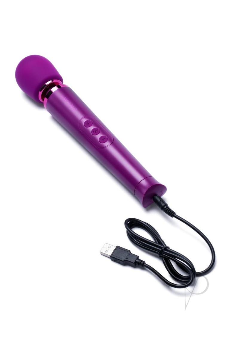 Le Wand Petite Rechargeable Silicone Vibrating Massager - Cherry