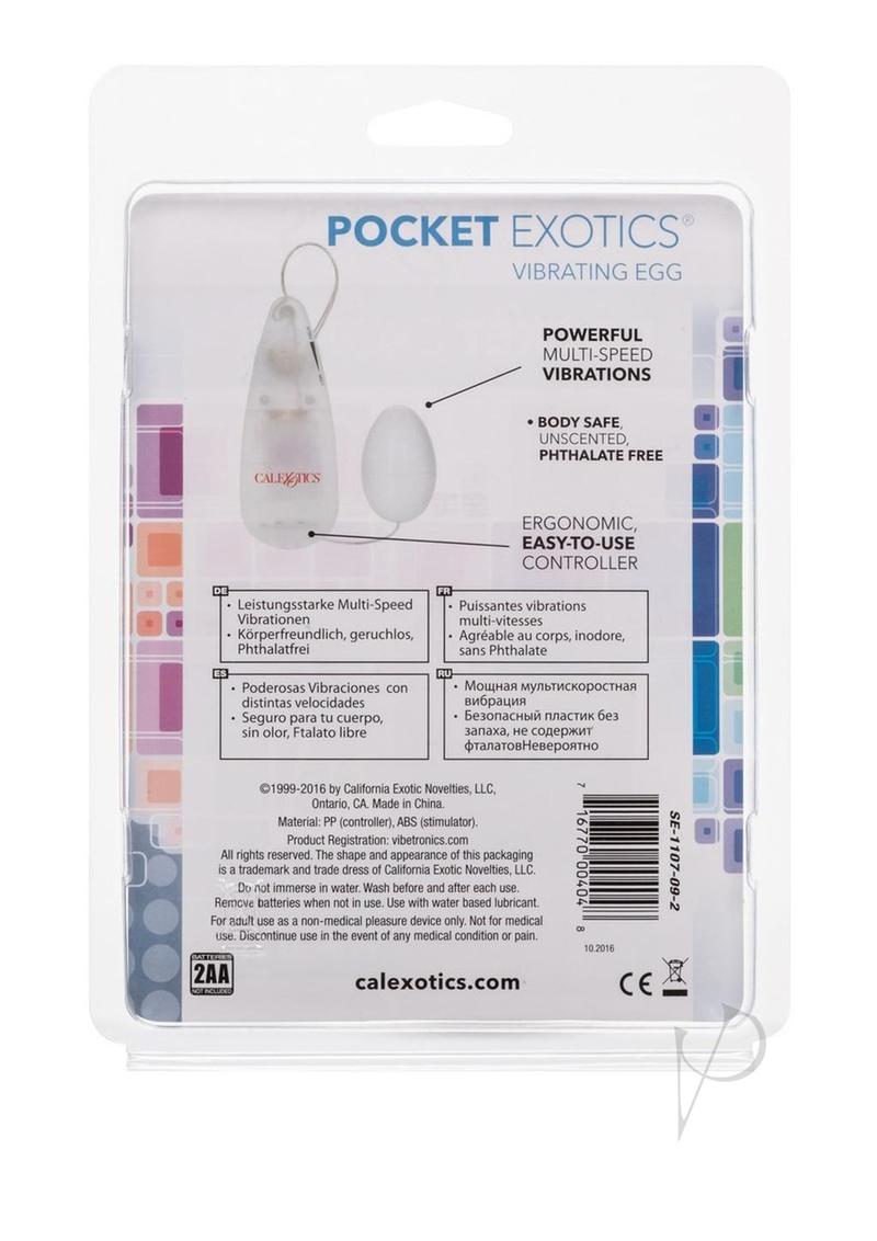 Pocket Exotics Vibrating Egg - Ivory