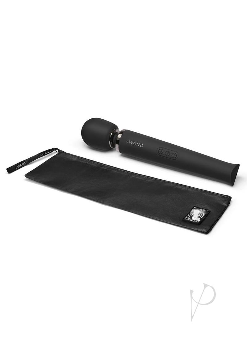 Le Wand Rechargeable Silicone Massager - Matte Black