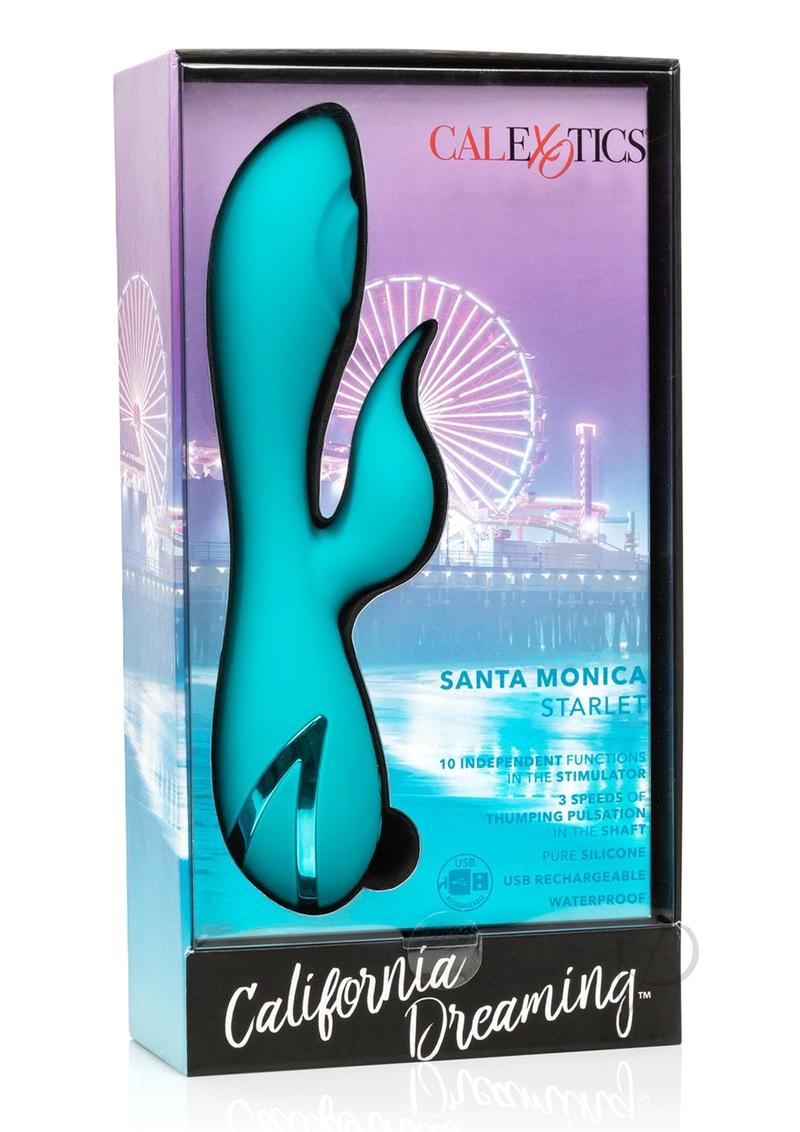 California Dreaming Santa Monica Starlet Rechargeable Silicone Thumping Vibrator