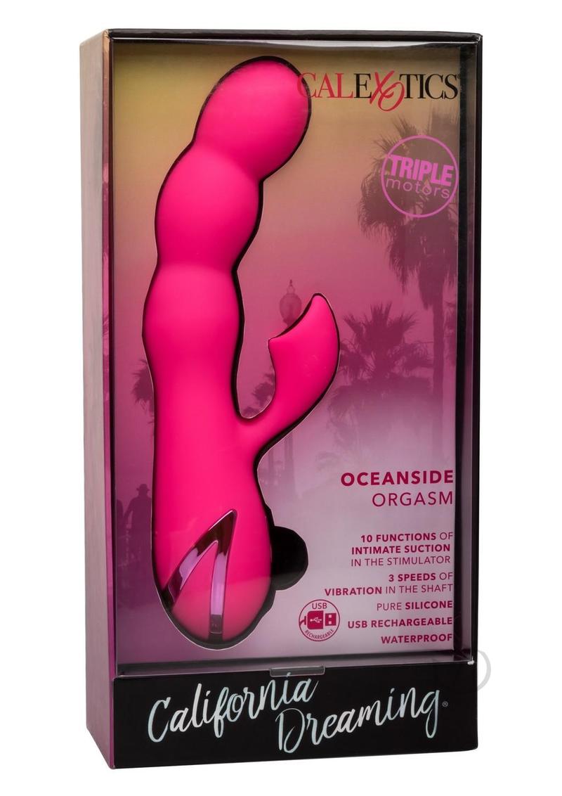 California Dreaming Oceanside Orgasm Rechargeable Silicone Clitoral Stimulator