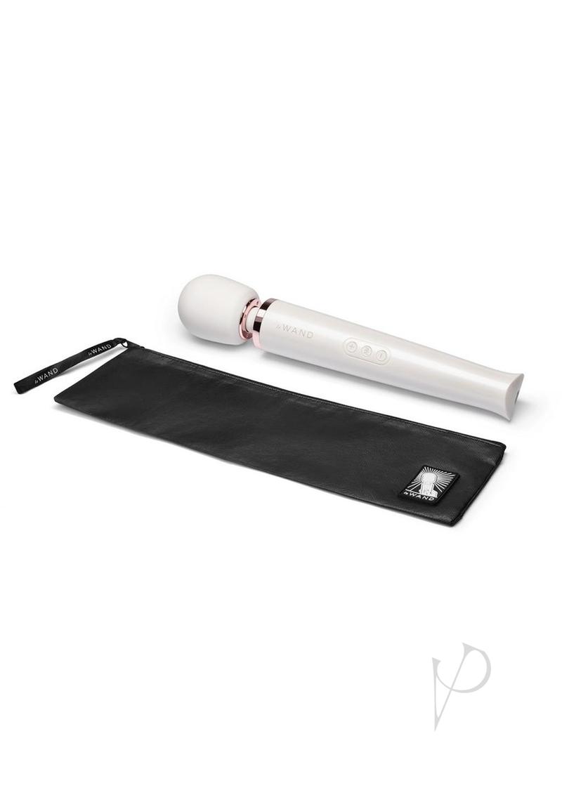 Le Wand Rechargeable Silicone Massager - Pearl White