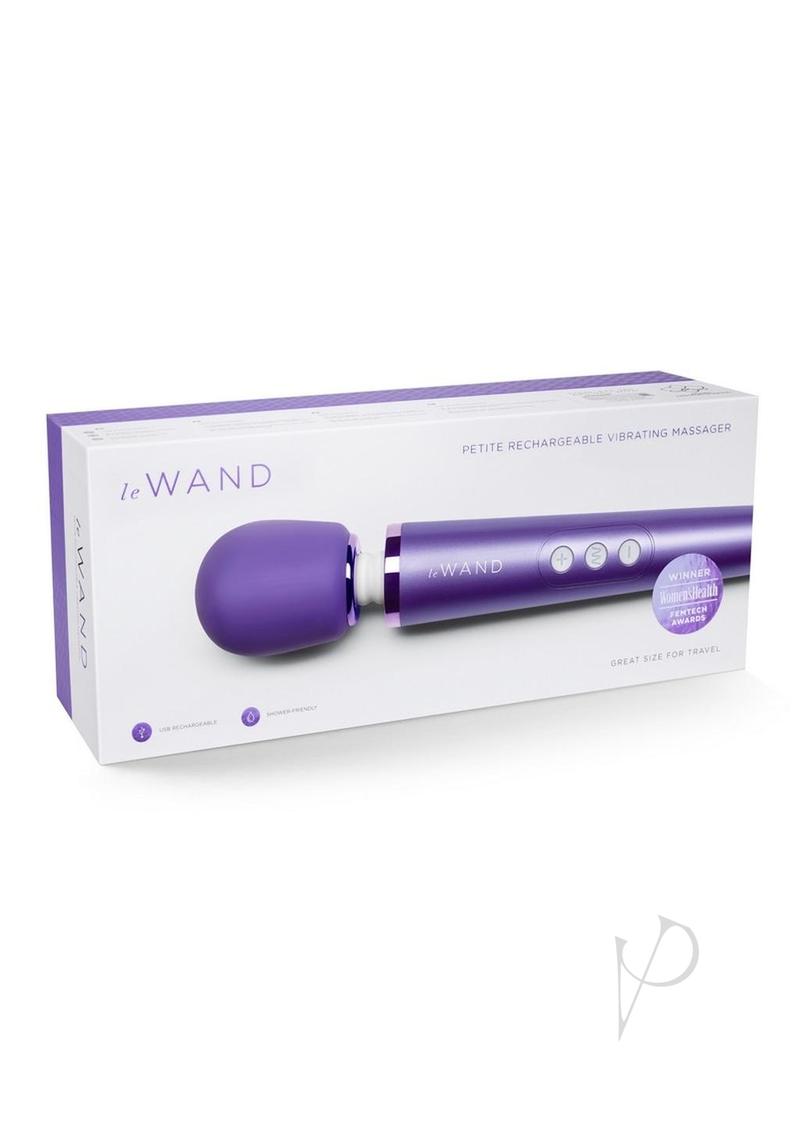 Le Wand Petite Rechargeable Silicone Vibrating Massager - Violet