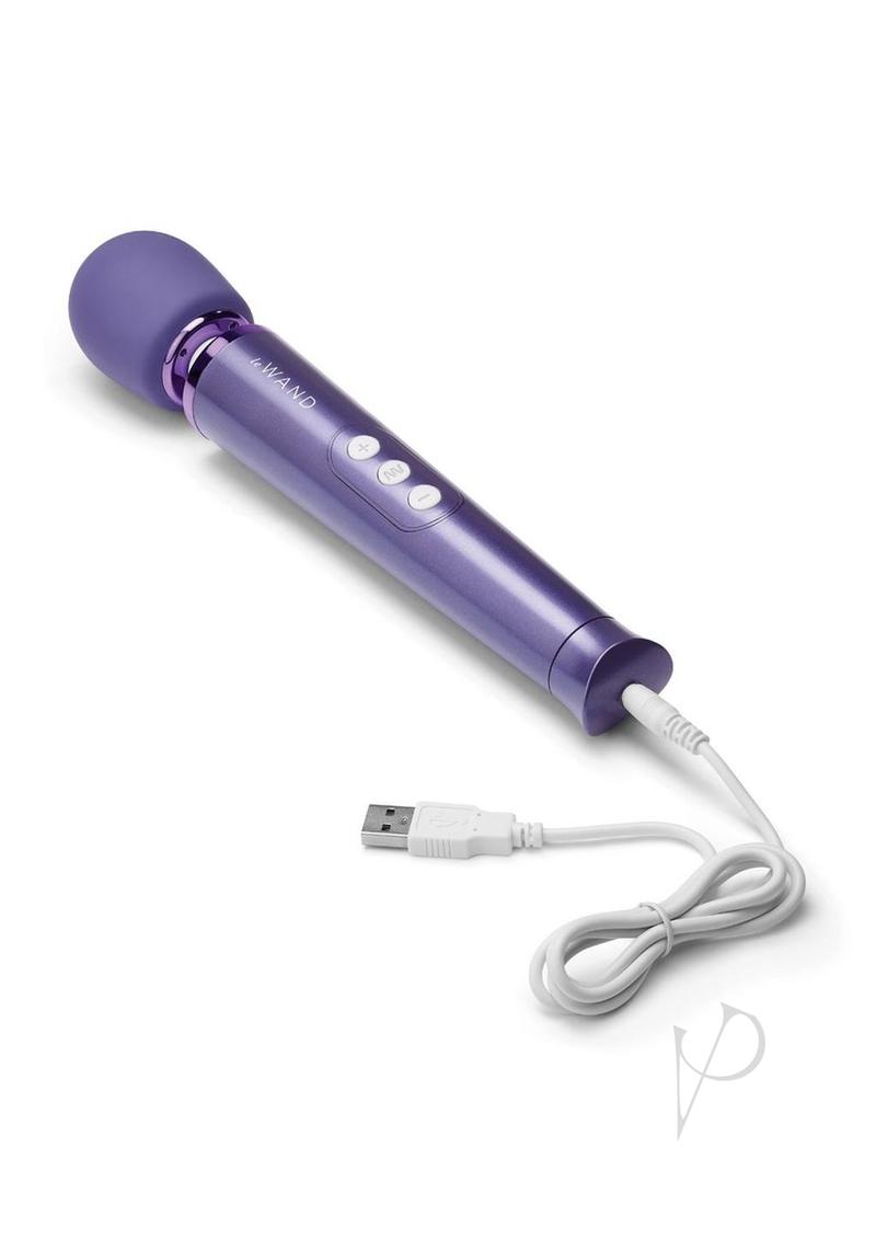 Le Wand Petite Rechargeable Silicone Vibrating Massager - Violet