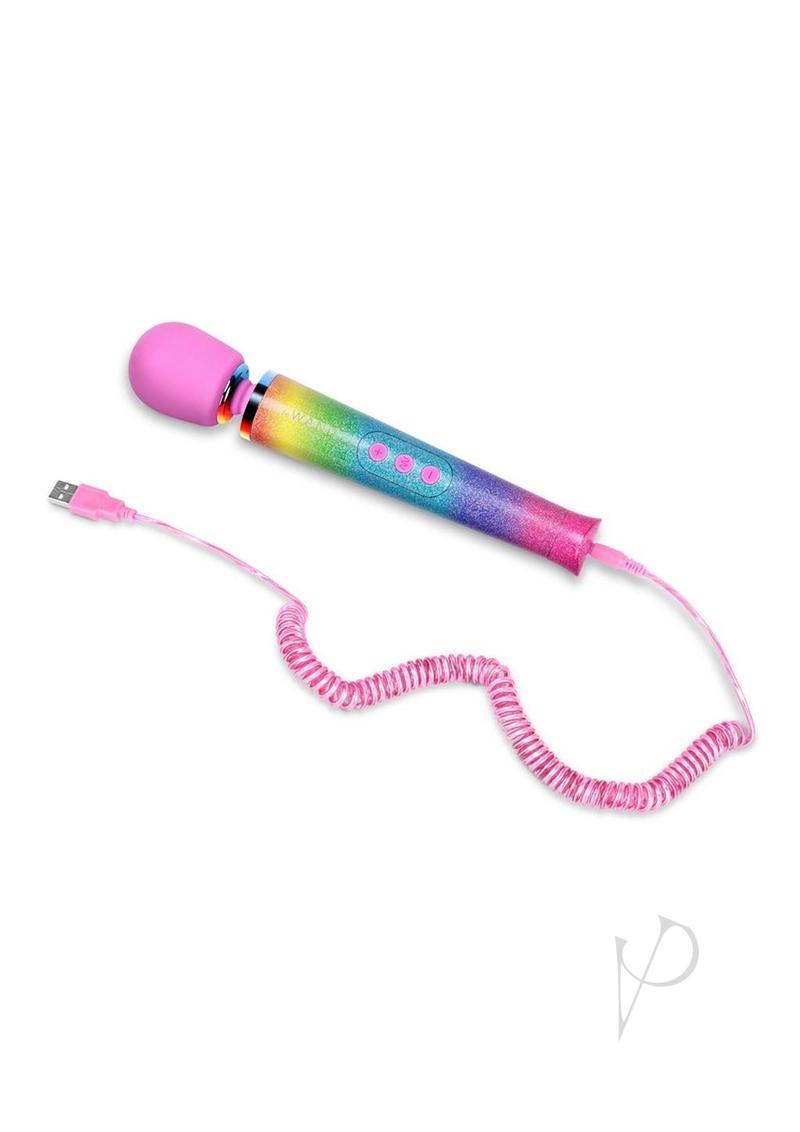 Le Wand All That Glimmers Petite Massager - Rainbow Ombre