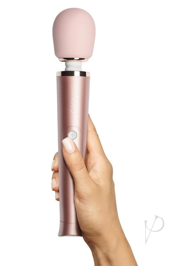 Le Wand Petite Rechargeable Silicone Vibrating Massager - Rose Gold