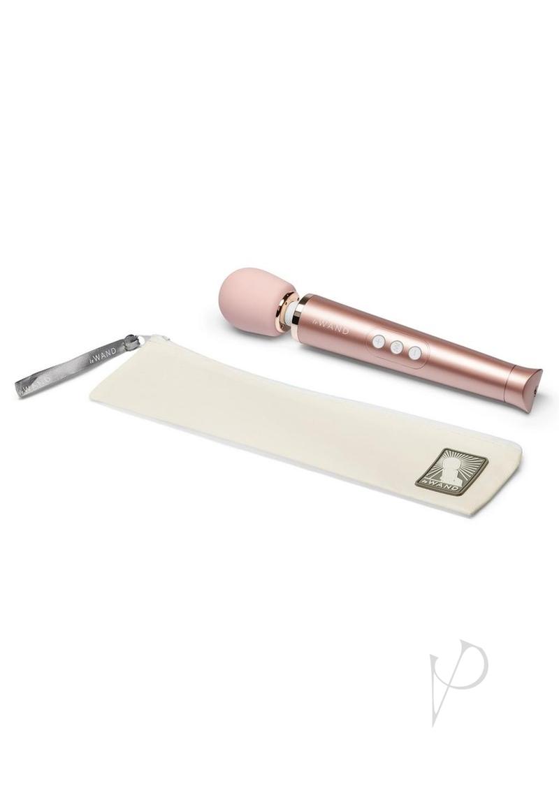 Le Wand Petite Rechargeable Silicone Vibrating Massager - Rose Gold