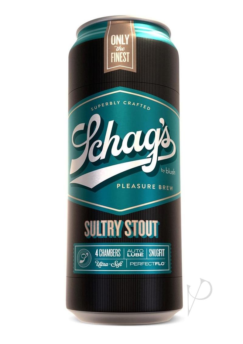 Schag’s Sultry Stout Beer Can Stroker - Frosted