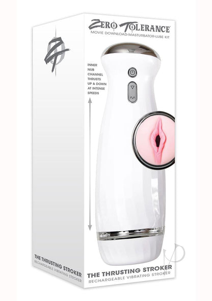 Zero Tolerance The Thrusting Stroker Rechargeable Vibrating Masturbator