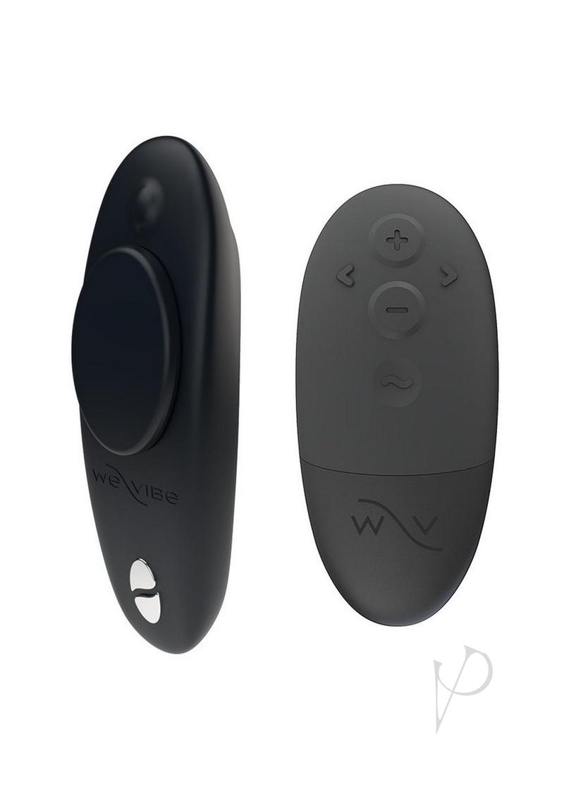 We-Vibe Moxie+ Wearable Rechargeable Silicone Panty Vibe Clitoral Stimulator with Remote