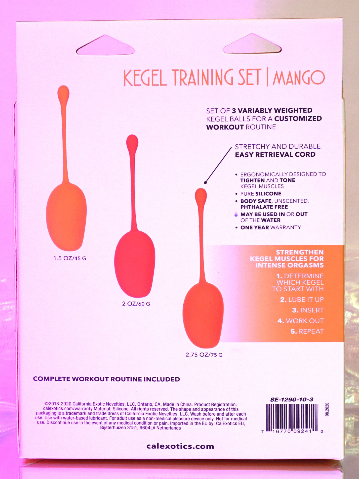 Kegel Training Set Mango