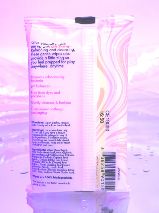 Oh Zang Feminine Cleansing Wipes With Stimulant