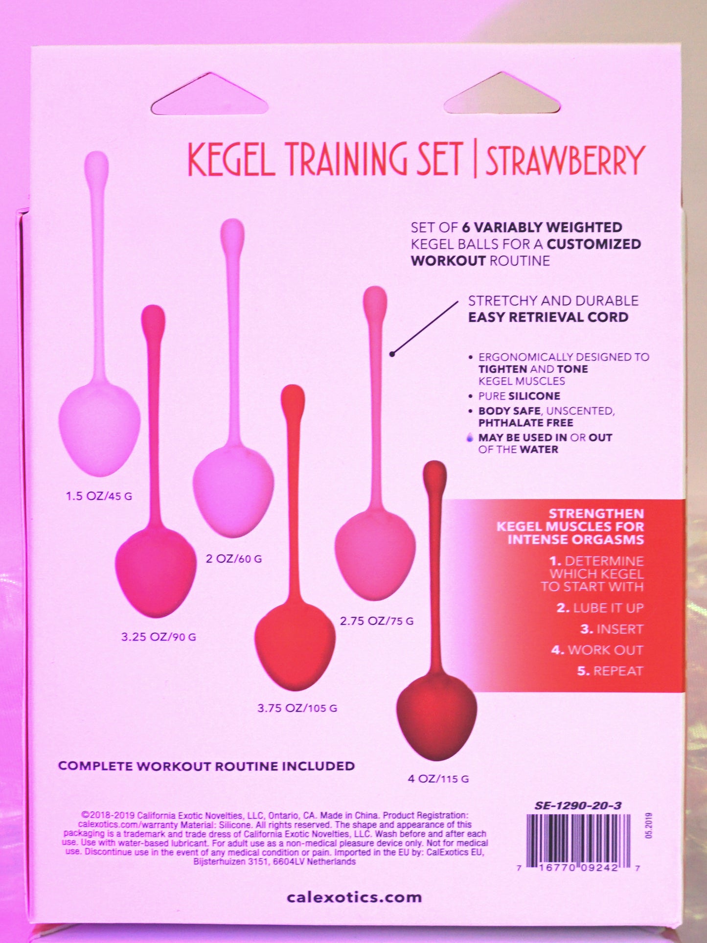 Kegel Training Set Strawberry