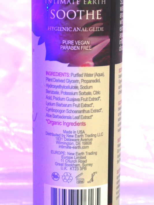 Intimate Earth Soothe Antibacterial Anal Lubricant