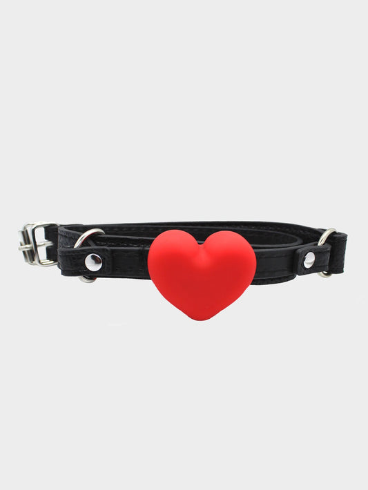 Frisky Heart Beat Silicone Mouth Gag