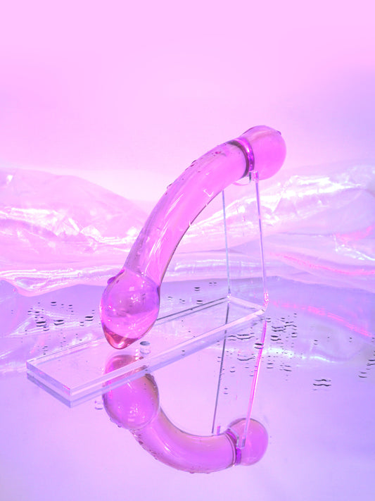 Glas Double Trouble Dildo