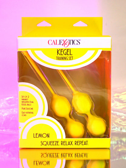 Kegel Training Set Lemon