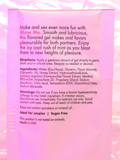 CG Blow Me Oral Sex Gel Mini
