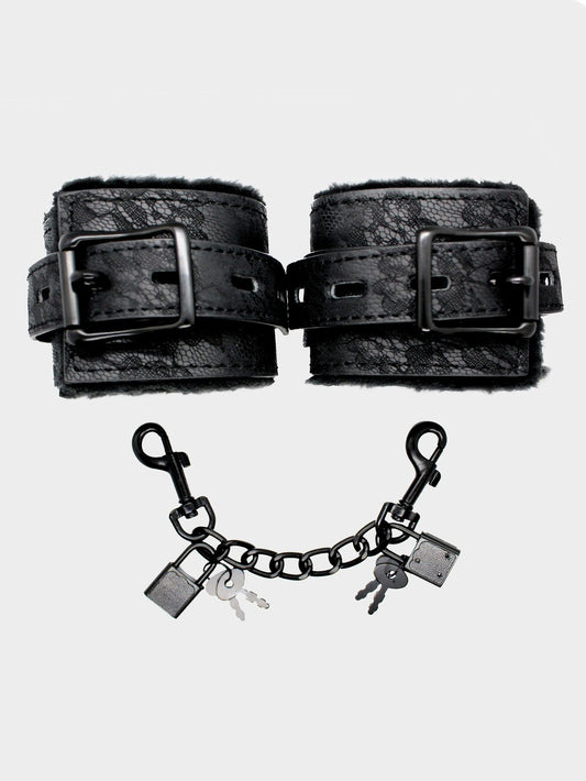 Sincerely Lace Fur Lined Handcuffs