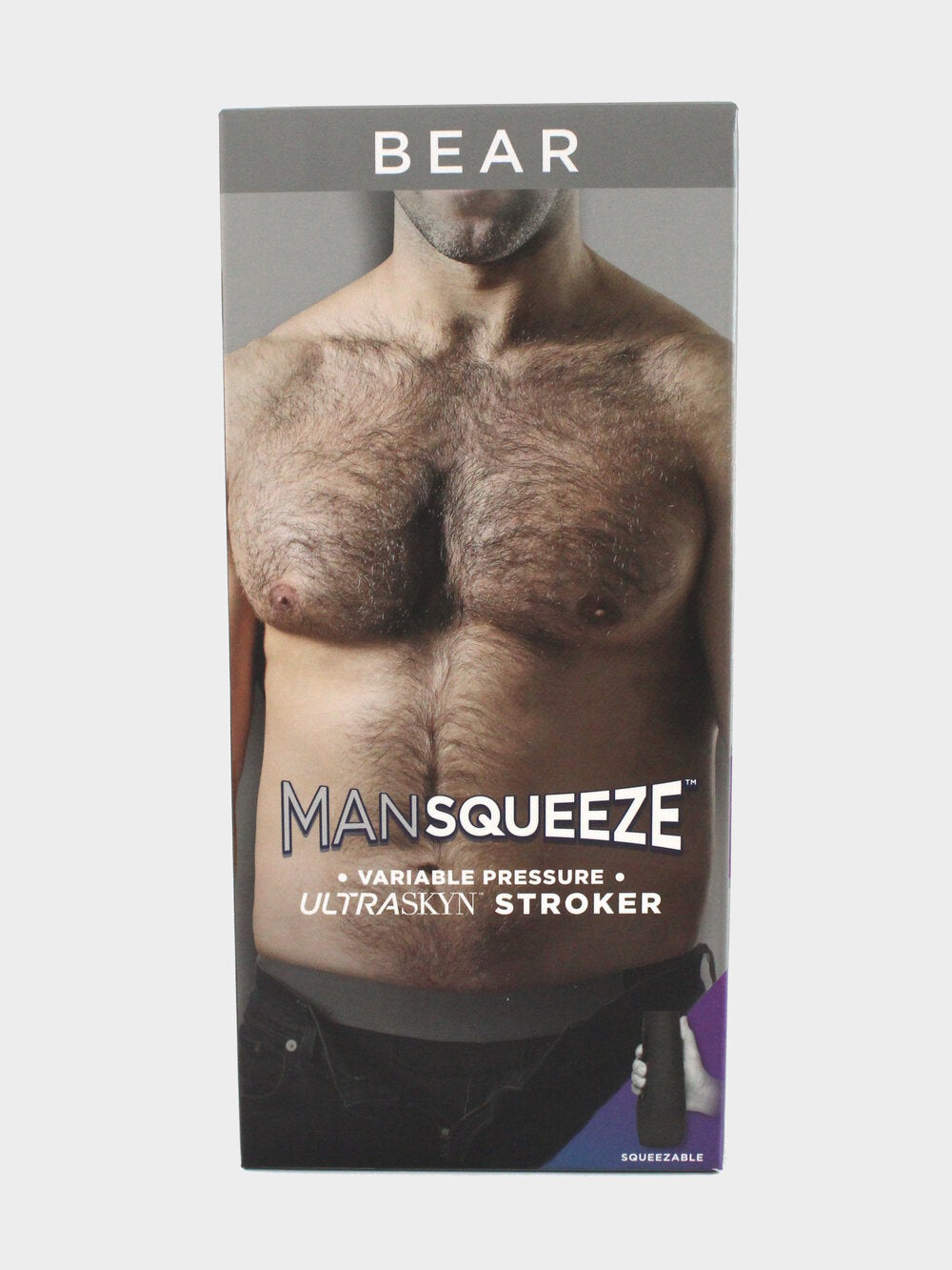 Man Squeeze Bear