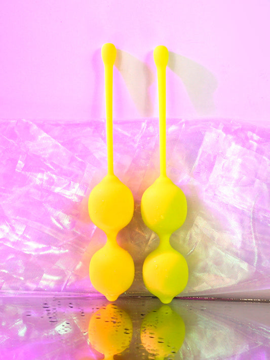 Kegel Training Set Lemon