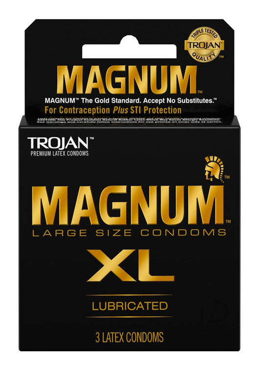 Trojan Magnum XL Lubricated Latex Condoms